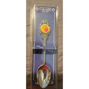 Dutch American Import Co Silver Plated Spoon Washington Collectible Souvenir NOS